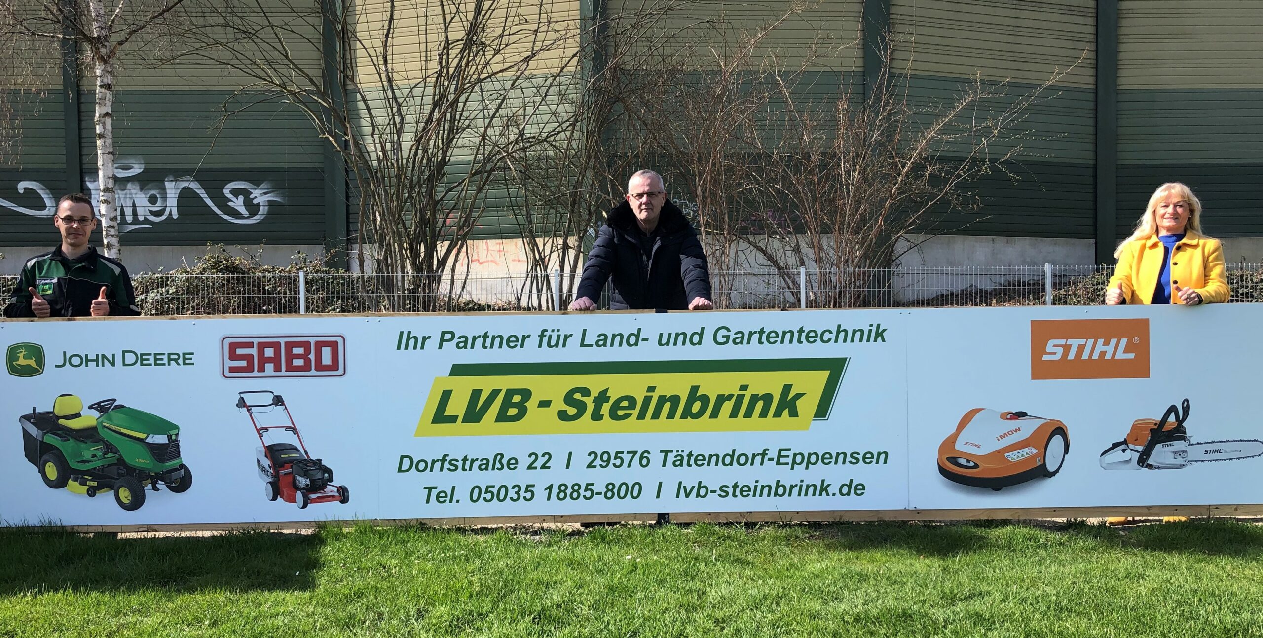 Read more about the article LVB-Steinbrink ist neuer Bandensponsor im LSK-Trainingszentrum Goseburg!