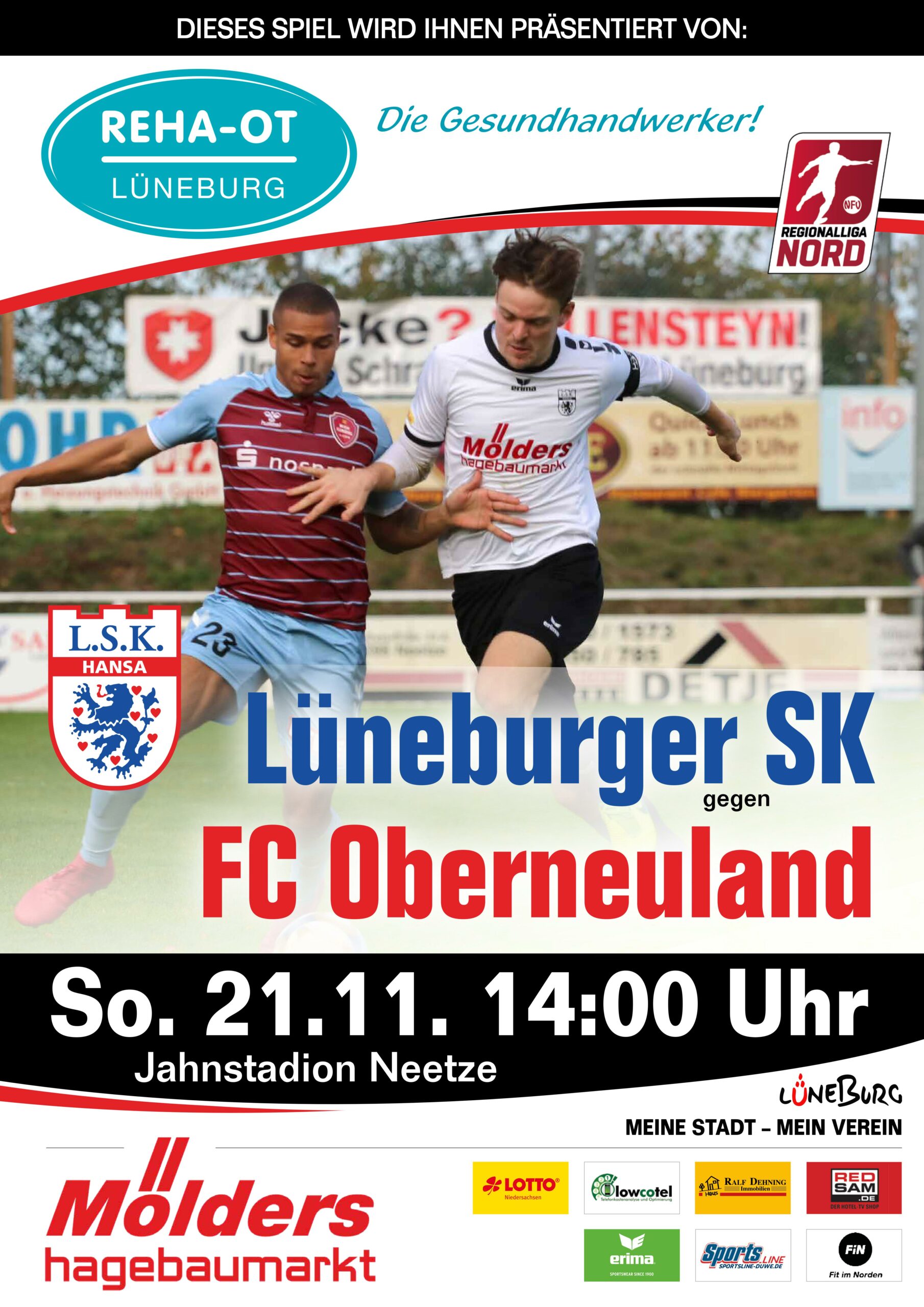 Read more about the article Heimspiel am Sonntag gegen den FC Oberneuland!