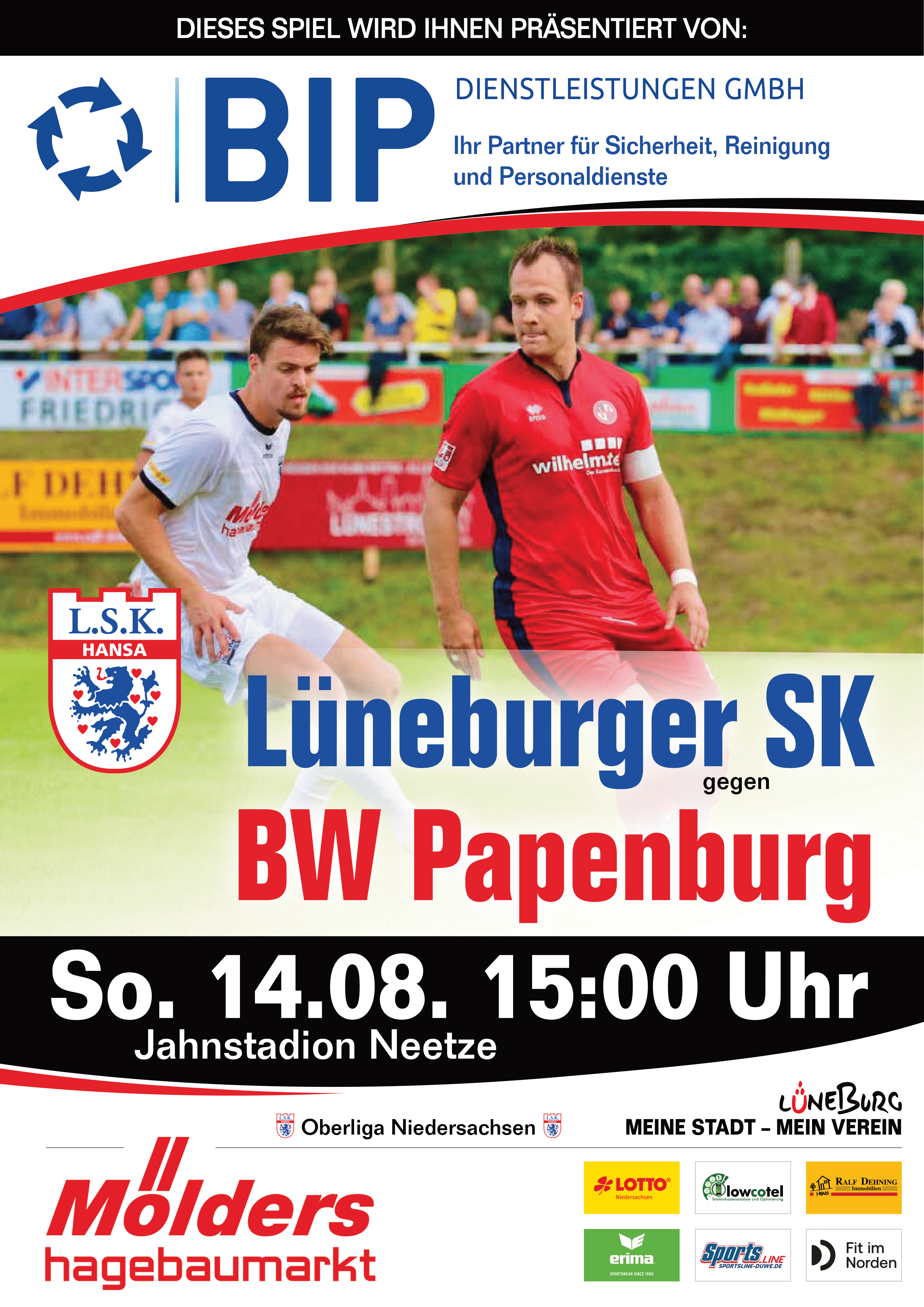 Read more about the article Punktspielauftakt am Sonntag um 15 Uhr im Neetzer Jahnstadion gegen BW Papenburg!