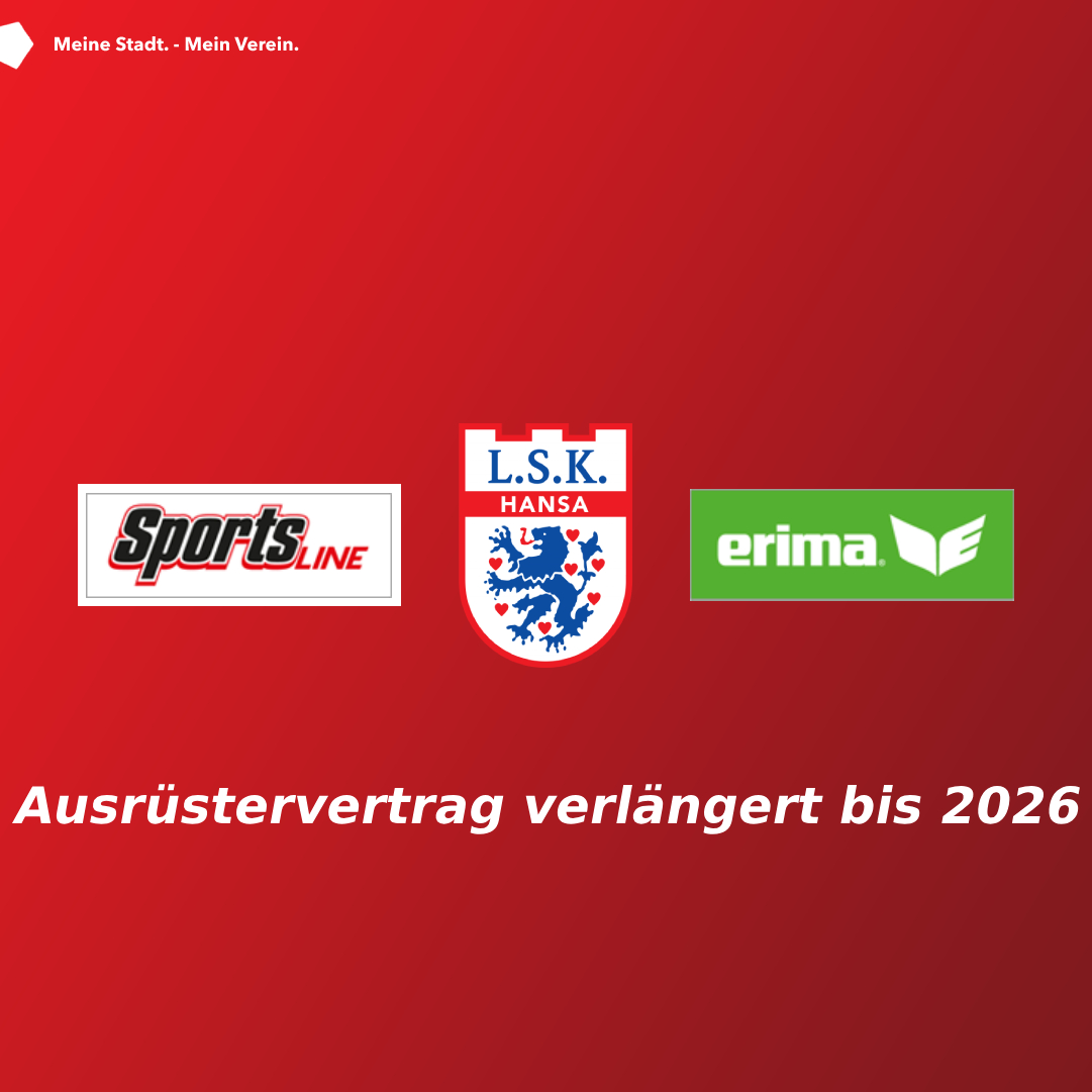 Read more about the article Gemeinsam für Lüneburg: Lüneburger SK, Erima und Sportsline haben Ihre Partnerschaft bis 2026 verlängert