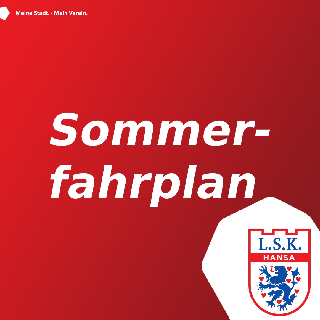 Read more about the article Sommerfahrplan 1. Herren