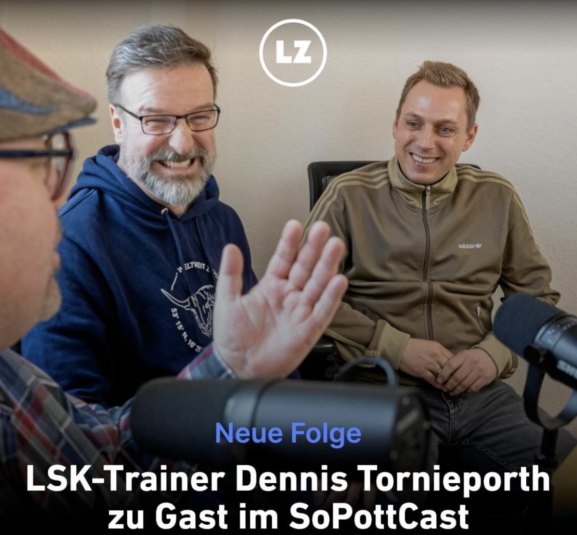Read more about the article Letzte Woche war unser Coach Dennis Tornieporth zu Gast im Podcast der LZ!