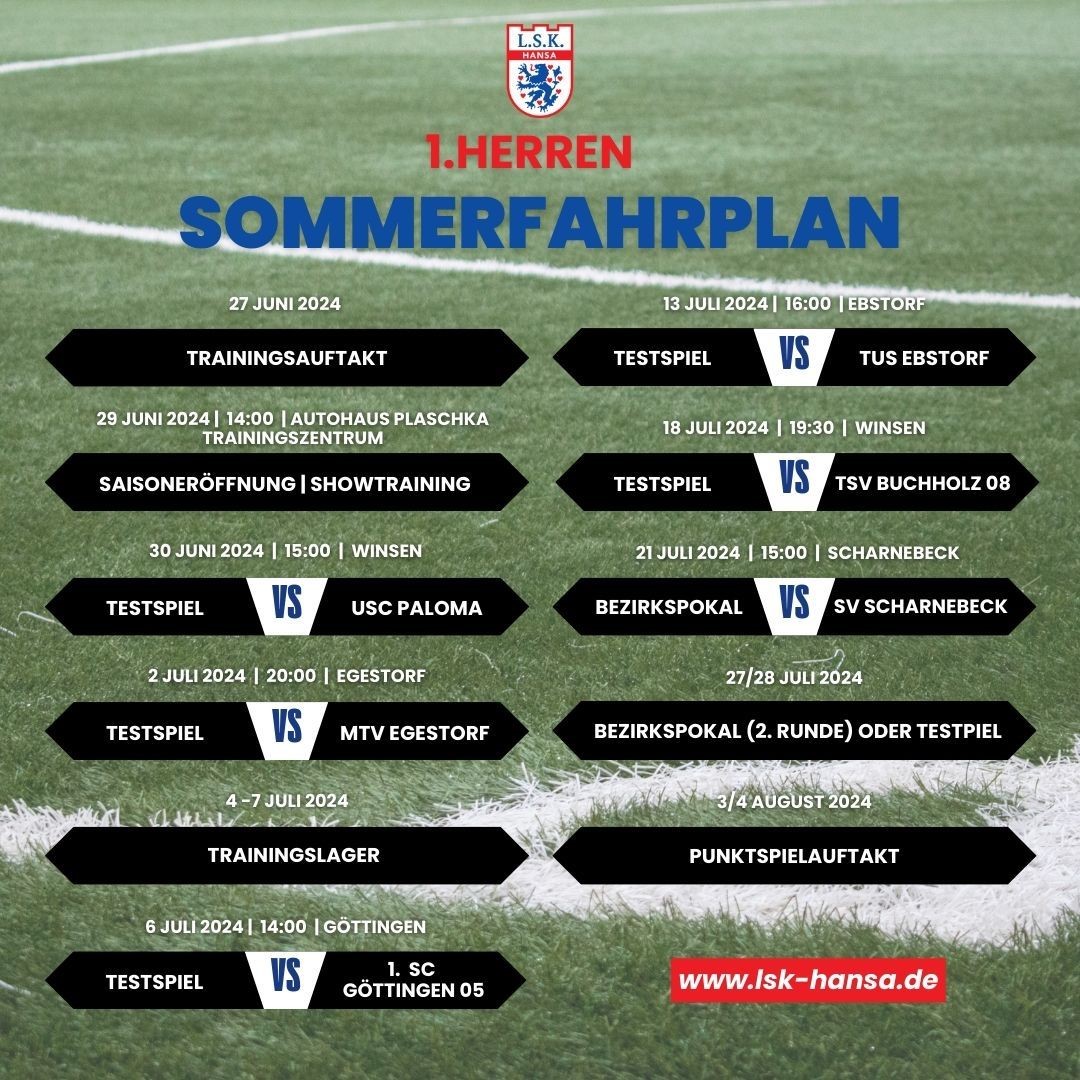 Read more about the article Sommerfahrplan